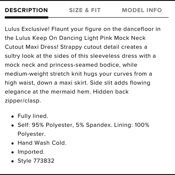 Lulus Maxi dress - Picture 3 of 6